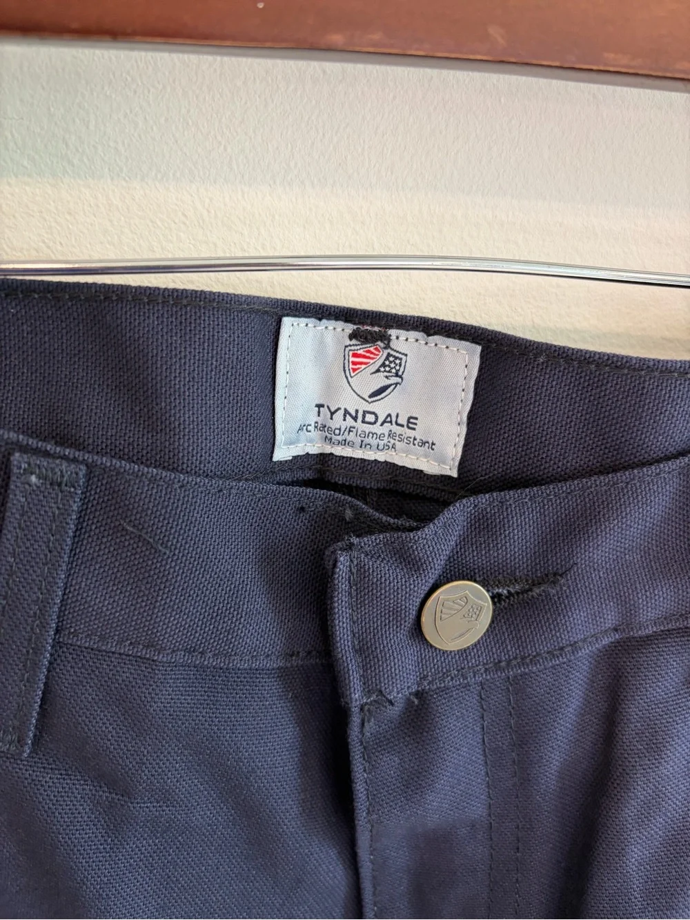 Men's Tyndale FR Navy Work Pants Size 38W 30L NWT